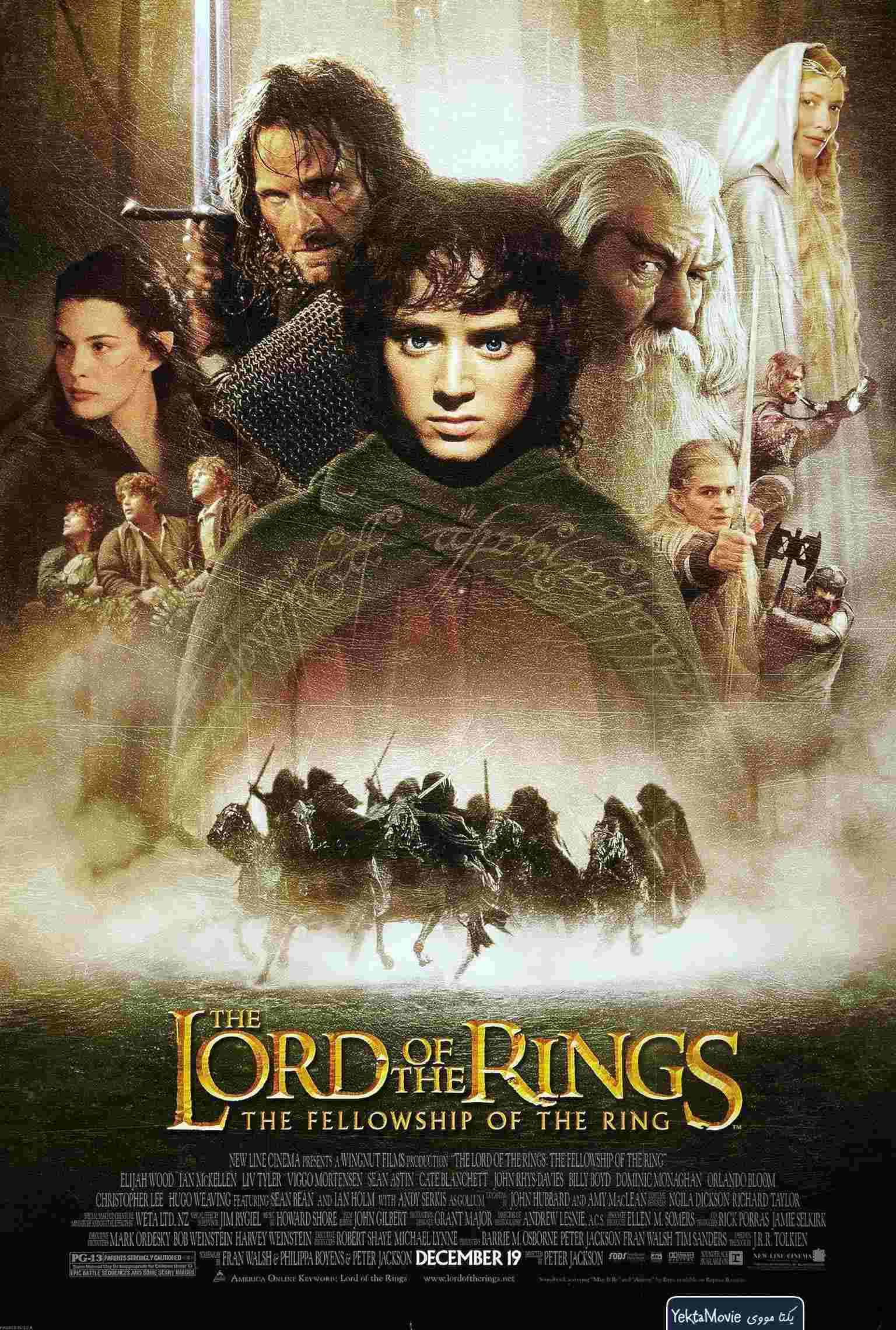 فیلم The Lord of the Rings: The Fellowship of the Ring 2001 ( ارباب حلقه ها: یاران حلقه ۲۰۰۱ )