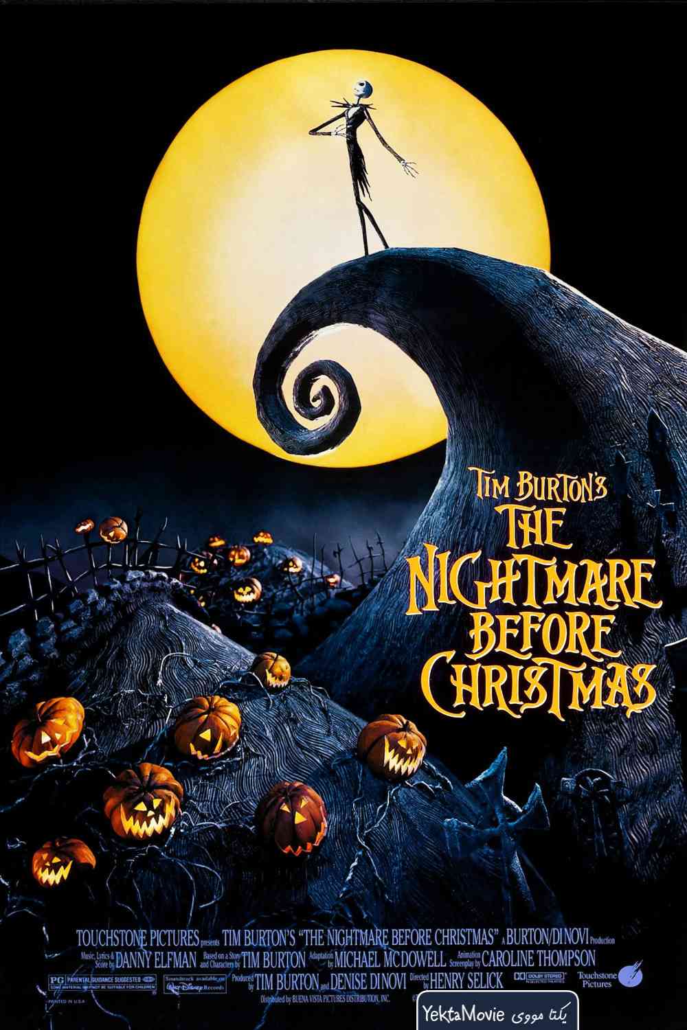 فیلم The Nightmare Before Christmas 1993 ( کابوس قبل از کریسمس ۱۹۹۳ )