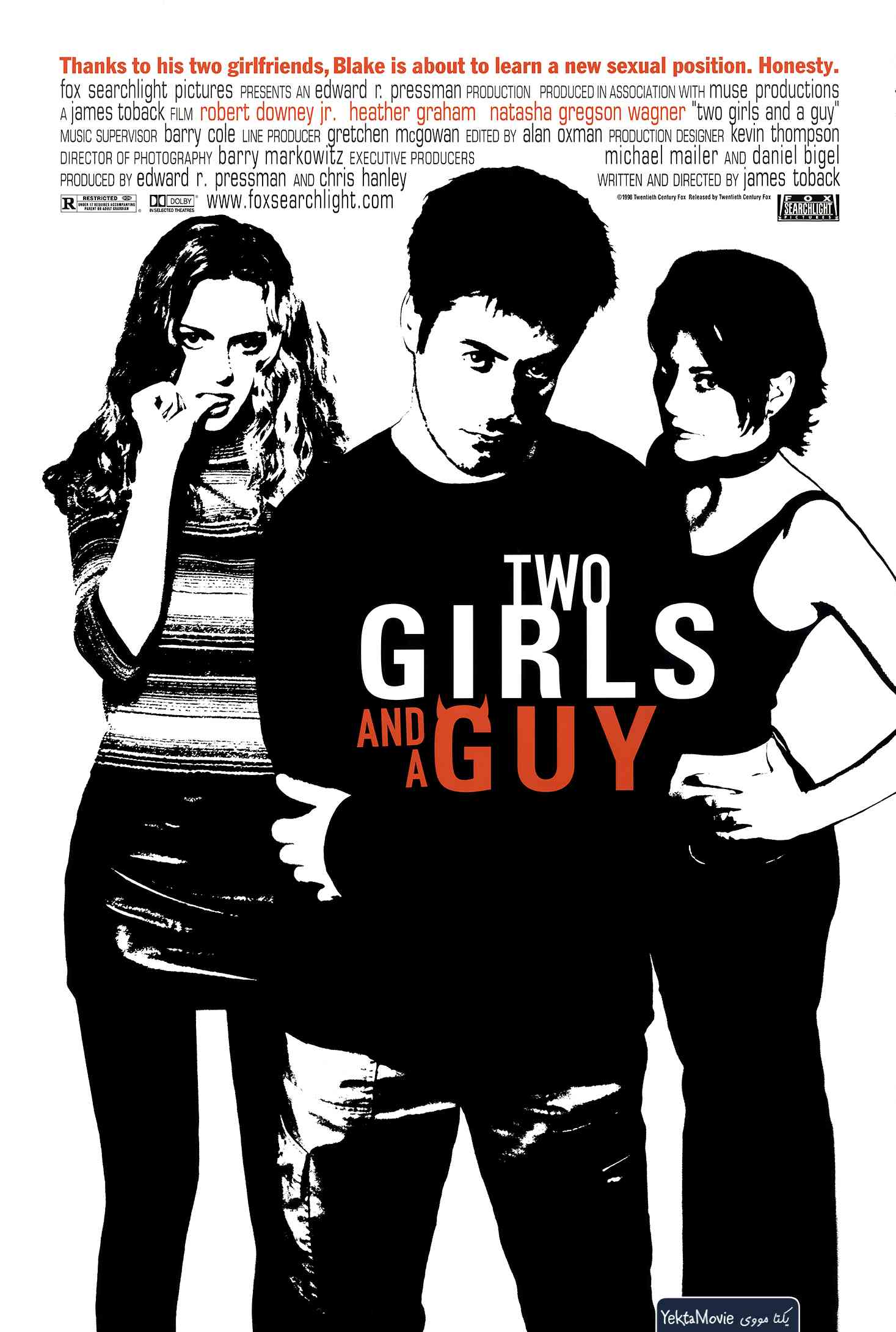 فیلم Two Girls and a Guy 1997 ( دو دختر و یک پسر ۱۹۹۷ )